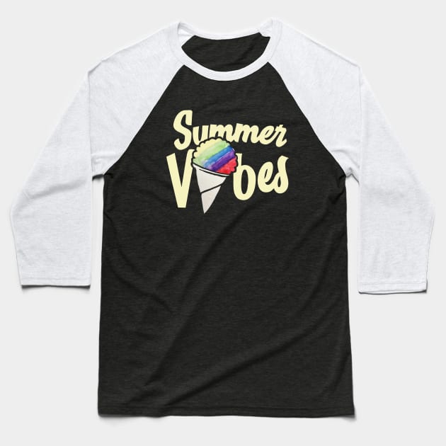 Summer vibes Baseball T-Shirt by bubbsnugg